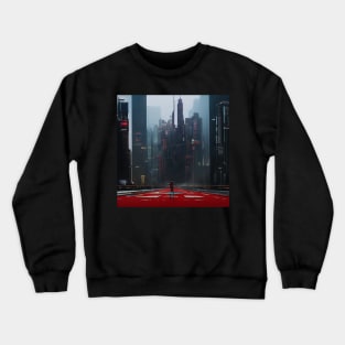 Vintage Cyberpunk Night City Crewneck Sweatshirt